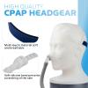 Headgear with Frame Replacement for ResMed Swift FX Nasal Pillows Mask, Comfortable CPAP Mask Head Strap Including Adjustable Silicone Frame & Back Headgear & 2 Strap Wraps view 2