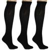 AWS/American Made Diabetic Over the Calf Socks for Women Extra Wide Non-Binding Top and Cushioned Sole 3 Pairs view 3