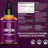 [2 ] Liquid Iron Supplement with Vitamin C  18mg Iron & 50mg Vitamin C for Anemia Support  Blood Builder Drops for Women & Men  Fast Absorption, Boosts Energy & Immunity  Vegan, Non-GMO view 3