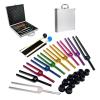 CHANGLKJ Aluminium Tuning Fork Kit, 10pcs Frequency Tuning Fork Set, Tuning Fork Set with 2 Silicone Hammers and Case, Precise Frequency, for Relieve Stress, Sound Healing, Brain Relaxation view 1