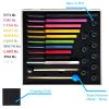 CHANGLKJ Aluminium Tuning Fork Kit, 10pcs Frequency Tuning Fork Set, Tuning Fork Set with 2 Silicone Hammers and Case, Precise Frequency, for Relieve Stress, Sound Healing, Brain Relaxation view 2