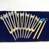 CHANGLKJ 8 Pcs Aluminium Tuning Fork Set, Sound Healing Frequency Tuning Forks with 2 Silicone Hammers, 126.22/136.1/141.27/172.06/194.18/210.42/221.23/272.2 Hz, for Relaxation, Relieve Stress view 1