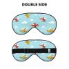 Cartoon Helicopter Airplane Sleep Eye Mask Super Soft Blindfold Fashion Sleeping Eyeshade for Men Women view 2