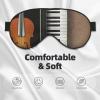 Abstract Music Grunge Piano Women's Men's Sleep Mask Soft Eye Mask Blackout Eye Blindfold Fashion Nap Sleeping Eyeshade view 3