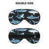 Blue Shark Women's Men's Sleep Mask Soft Eye Mask Blackout Eye Blindfold Fashion Nap Sleeping Eyeshade view 2