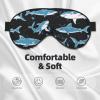 Blue Shark Women's Men's Sleep Mask Soft Eye Mask Blackout Eye Blindfold Fashion Nap Sleeping Eyeshade view 3