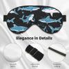 Blue Shark Women's Men's Sleep Mask Soft Eye Mask Blackout Eye Blindfold Fashion Nap Sleeping Eyeshade view 4
