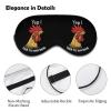 Yep I Talk to Chickens Soft Eye Mask with Adjustable Strap Light Blocking Night Sleeping Travel Nap for Men Women view 3