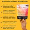 Real Hydration Advanced Electrolyte Powder - Made with Real Organic Fruits & Pink Salt - Zero Sugar & Vegan - Hydration, Immune, Energy & Recovery Support (30 Servings, Strawberry Lemonade) view 3