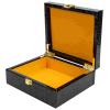 BDMYFNSENERETY Box Case Humidor Wood Wooden Storage Chest Lid Jewelry Keepsake Hinged Cedar Desktop Stash Key Locking Packaging view 3
