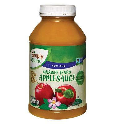 NineLife Basics Simply Nature Unsweetened Applesauce Jar - 46 oz (1305g)