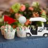 15 Pcs Golf Cake Decorations Golf Birthday Cake Toppers Golf Theme Cake Decorations with Cart Flag Golf Ball for Golf Theme Party Supplies view 3