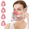 4 Pack Pink Mask Liner Pads Intended for F20 CPAP Mask Liners Cool and Silk Feel Cover One Size Compatible with Most Full Face Mask Improve The Comfort of Wearing The Mask Reduce Noise view 1