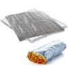[1000 Pack] Insulated Foil Sandwich Wrap Sheets - 10 3/4" x 14" Durable, and Easy to Use for Sandwiches and Snacks, Catering and Food Service, view 1
