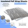 [1000 Pack] Insulated Foil Sandwich Wrap Sheets - 10 3/4" x 14" Durable, and Easy to Use for Sandwiches and Snacks, Catering and Food Service, view 3