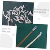 Anneome 30pcs Cute Design Ear Wax Removal Spoon Cover Replacement Tips for Ear Cleaning Tools Soft Spoon Sleeves Safe for Ages view 2