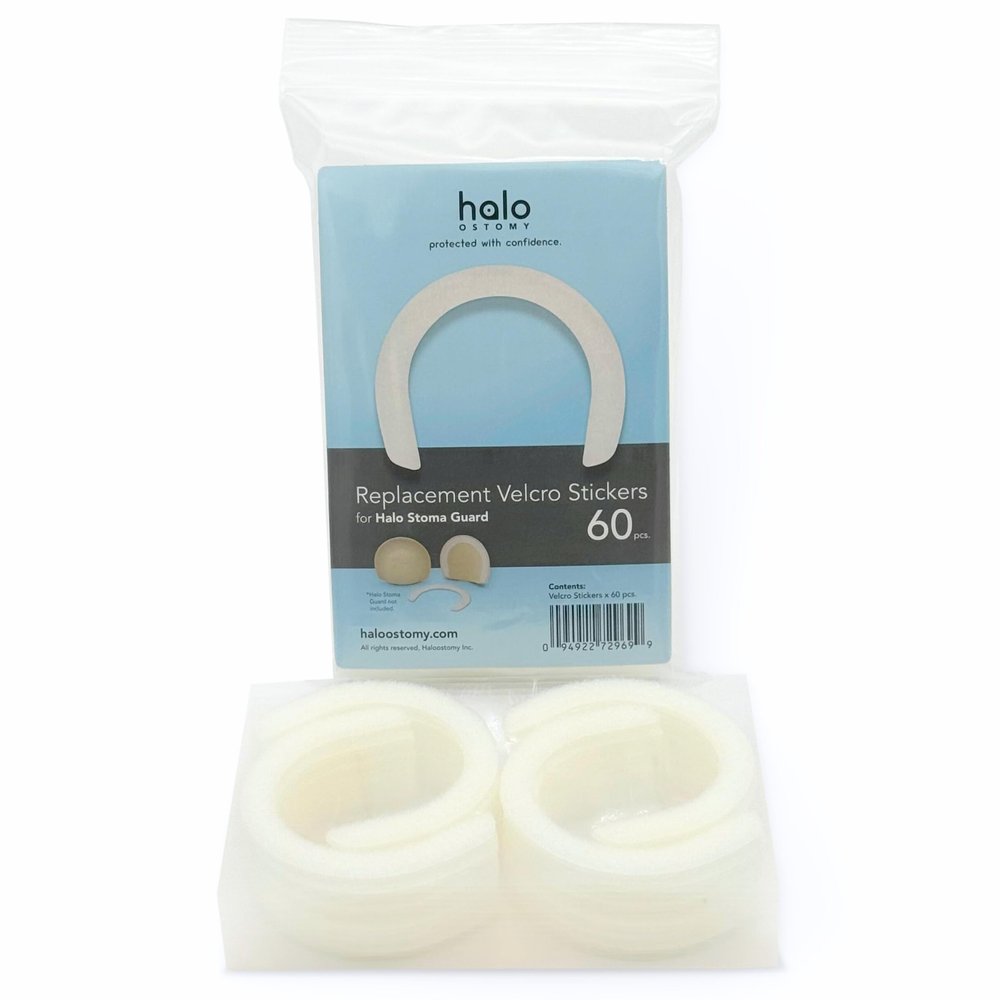Halo Ostomy Replacement Stickers for Halo Stoma Guard - 60 Count