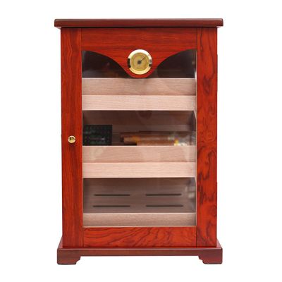Cigar Humidor, Cedar Lining And Dividers Humidor With Hygrometer And Humidifiers, Cigar Accessories, Cigar Gifts For Men, Holds 100 Cigars