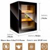 Cigar Humidor, Cedar Lining And Dividers Humidor With Hygrometer And Humidifiers, Gloss Piano Finish, Cigar Accessories, Cigar Gifts For Men, Holds 100 Cigars view 2