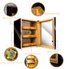 Cigar Humidor, Cedar Lining And Dividers Humidor With Hygrometer And Humidifiers, Gloss Piano Finish, Cigar Accessories, Cigar Gifts For Men, Holds 100 Cigars view 3