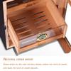 Cigar Humidor, Cedar Lining And Dividers Humidor With Hygrometer And Humidifiers, Gloss Piano Finish, Cigar Accessories, Cigar Gifts For Men, Holds 100 Cigars view 4