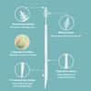 Artlessness Dual Purpose Toothpick2-in-1 Dual Purpose Adult Toothpick Interdental Brush,Easily removes Plaque and Food Debris with 120 per Box in Two Carrying Cases. 6 Boxes = 720 pcs.Real view 4