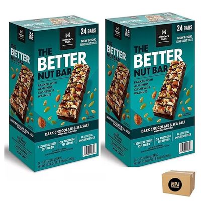 Generic The Better Nut Bar, Dark Chocolate and Sea Salt, 24 ct, Pack of 2