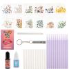 Tooth Gems Kit for Teeth Include Dental Grade Adhesive Tooth Gems Kit Fashionable DIY Fashionable Tooth Artificial Reflective Professional Tooth Jewelry Gems Kit (B) view 2
