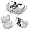 BTCOWZRV Baby Cow Pill Box 2 Compartment Medicine Organizer Portable Pill Container Square Pill Holder for Pocket Travel Pill Case for Purse, Style view 2