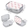 Angel Pill Box 2 Compartment Medicine Organizer Portable Pill Container Square Pill Holder for Pocket Travel Pill Case for Purse view 2