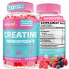 Creatine for Women, Creatine Monohydrate Gummies - No Bloating - Pre and Post Workout Chewables Supplement with Taurine & B6 - for Recovery, Strength, Energy & Booty, Performance, 60 Counts view 1