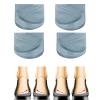 3 Layer Adjustable Orthopedic Heel Lift for Supination & Over-Pronation Correction Medial & Lateral Heel Wedge Inserts for Knee Pain, Bow Legs (Black-2-Layer, L: Women 8-12 | Men 7.5-14) view 1