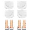3 Layer Adjustable Orthopedic Heel Lift for Supination & Over-Pronation Correction Medial & Lateral Heel Wedge Inserts for Knee Pain, Bow Legs (Crystal-2-Layer, L: Women 8-12 | Men 7.5-14) view 1
