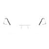 prtcslwd Round rimless reading glasses super light titanium alloy Reader for men and women (silver, 3, x) view 2