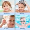 100 peices Self-Adhesive Waterproof Patches with Absorbent Cotton Pads,for Ear/Injury Care/Shower/Water Sport, Silicone Gel or PU Material,Breathable Bandage Protective Patch (Silicone Gel, 100pcs) view 3