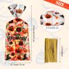 100 Pcs Halloween Treat Bags - Happy Halloweens Goodie Bag, Plastic Halloween Pumpkin Cellophane Bag Bulk, Clear Gift Goody Candy Bags with Twist Ties for Halloweens Party Supplies Favors Decorations view 3