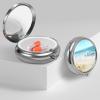Mini Pill Box, Small Pill Box, Portable Pill Box, Cute Pill Organizer for Vitamins, Medications, Fish Oil and Supplements (Whelk) view 3
