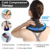 ComfiTECH Gel Ice Pack Wrap for Neck and Cervical Pain Relief - Reusable Cold Compress & Shoulder Ice Pack Wrap Rotator Cuff Cold Therapy Compression Sleeve for Better Putting On & Off view 3