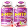 5HTP Gummies for Adults & Kids 8+, Melatonin Free Gummies with Magnesium Glycinate, GABA, L-Glycine, Ashwagandha, Vitamin B6 for Delicious Zzzs, Brain & Muscle Relaxation, 0 Sugar 60 Count (Pack of 2) view 1