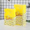 Hohota 10/30/50/100pcs Popcorn Paper Bag Paper Popcorn Boxes Kraft Paper Bags For Movie Theater Party Supplies(Big 29x15.5x8,50PCS) view 4