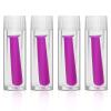 UpaClaire Contact Lens Extraction Tool 4 Piece Silicone Hollow for RGP and Scleral Lenses - Plunger Suction Cups - Pink view 1