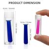 UpaClaire Contact Lens Extraction Tool 4 Piece Silicone Hollow for RGP and Scleral Lenses - Plunger Suction Cups - Pink view 2