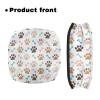 Uorisanigo Rollator Walker Accessories Cover Dog Paw Print Walkers for Seniors with Seat Covers Protection Walker Seat and Backrest Covers Washable Rollator Walker Seat Covers for Ladies view 2