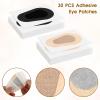 30 Pcs Adhesive Eye Patches Light Blocking Disposable Eyepatch Sticker Breathable Non-Woven Cotton Eye Shield Tape Easy Peeling Latex Free Eyecare Bandages Fatigue 3  2 Inches view 2