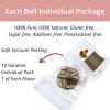 Blooming Tea Flowers Gift Set, 10 Unique Varieties Flowering Tea Balls, Individual Packing Handmade Blooming Balls for Anniversary, Valentine, Birthday view 4