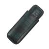 2 Finger Cigar Case Waterproof Portable Faux Leather Cigar Case Men Office Business view 1