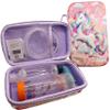 VdLis Unicorn Kids Inhaler & Spacer Semi-Rigid EVA Case Protective Asthma Travel Bag for Inhalers, Chambers & Portable Nebulizers Washable Organizer - (Only the Case) view 1