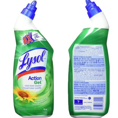 LysoI ACTION GEL Toilet Bowl Cleaner | Country Scent | 24 Oz Bottle (710 ML) (3-Pack)