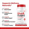 (3 Pack) GlucoGuard Capsules - Official GlucoGuard Advanced Blood Support Formula, Natural GlucoGuard Pills Maximum Strength, Health & Wellness Vitamin Supplement, 90 Capsules for 3 Months view 3