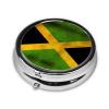 Old Jamaican Flag 3 Compartment Medicine Pill Case, Printed Travel Pill Box for Purse & Pocket, Cute Portable Pill Organizer Box Medicine Vitamin Holder Organizer view 2